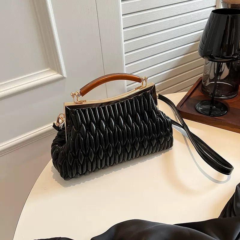 Classic Top Handle Statement Bag