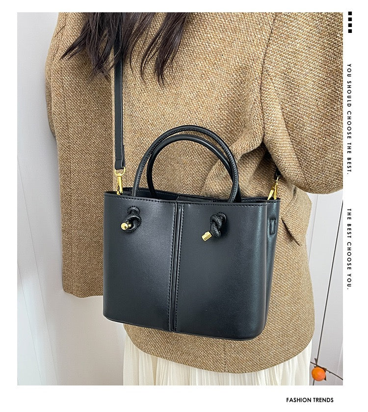 Classic Top Handle Statement Bag