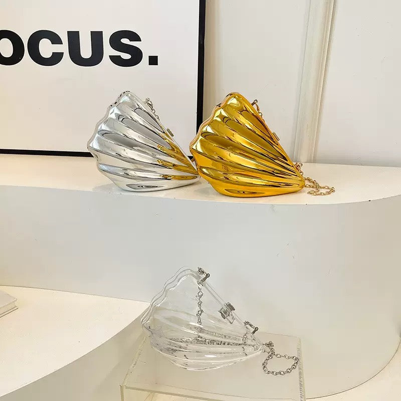 Luxury Beaded Handle Clutch Bag