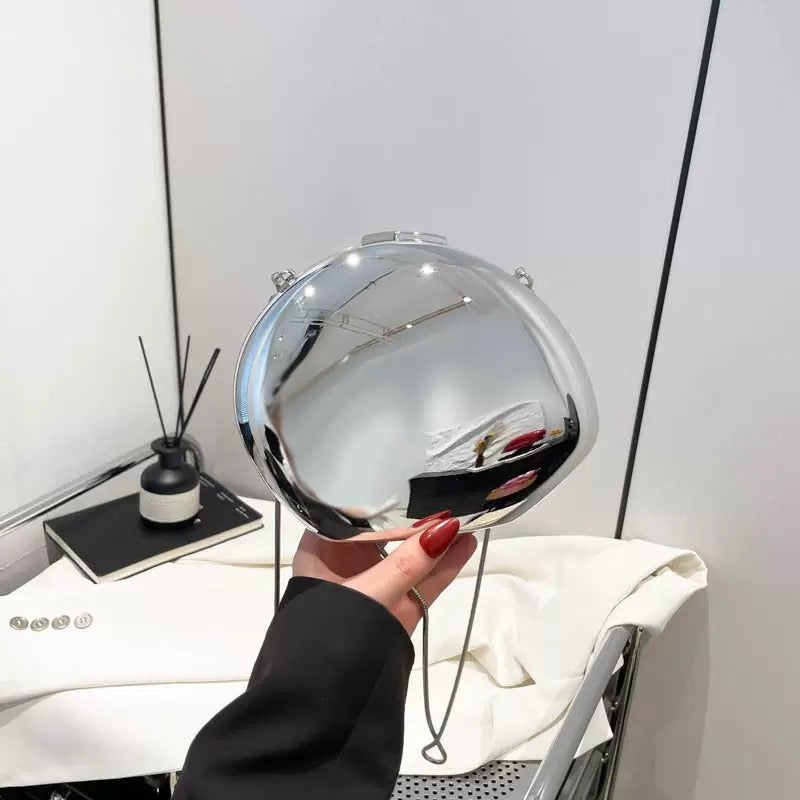 Luxury Beaded Handle Clutch Bag