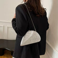 Metallic Dome Evening Clutch