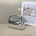 Metallic Dome Evening Clutch
